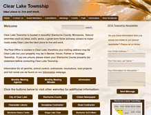 Tablet Screenshot of clearlaketownship.org